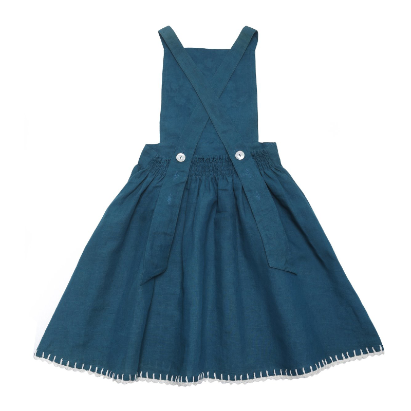 Coco & Ginger Pomme Pinafore - Fjord