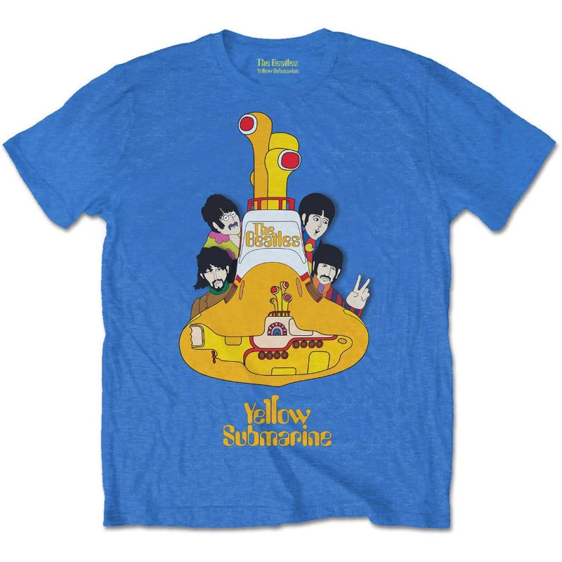 Beatles Tshirt - Yellow Submarine Blue