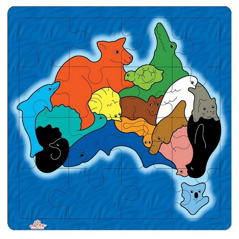 AndZee Map of Australia Puzzle
