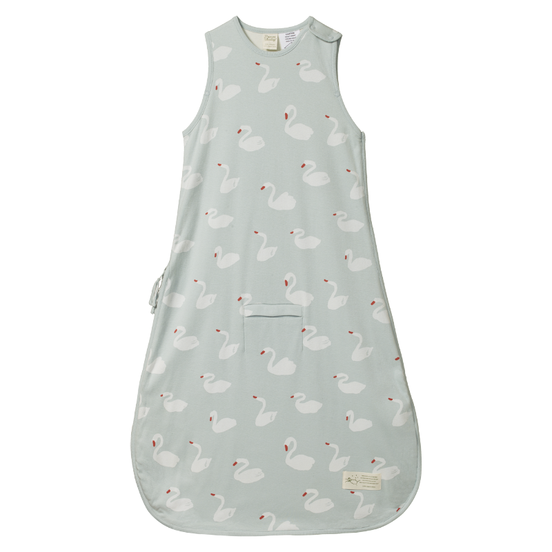 Nature Baby Organic Cotton Sleeping Bag - Swan