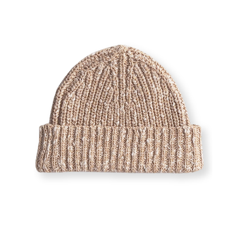 Grown Chunky Rib Beanie - Ecru