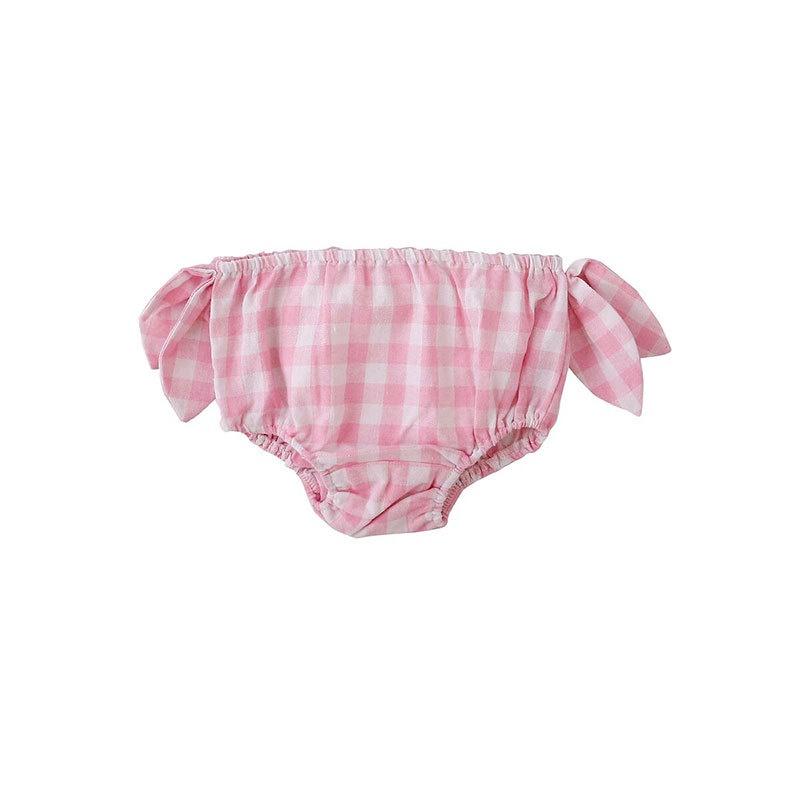 Peggy-Lux Nappy Cover - Pink Check at Shorties