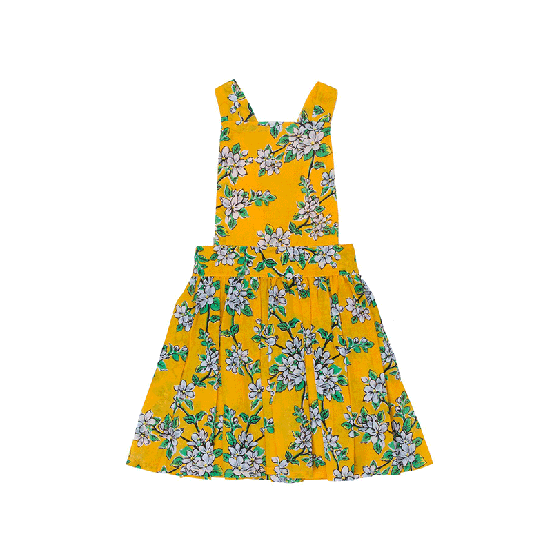 Coco & Ginger Pomme Pinafore - Saffron