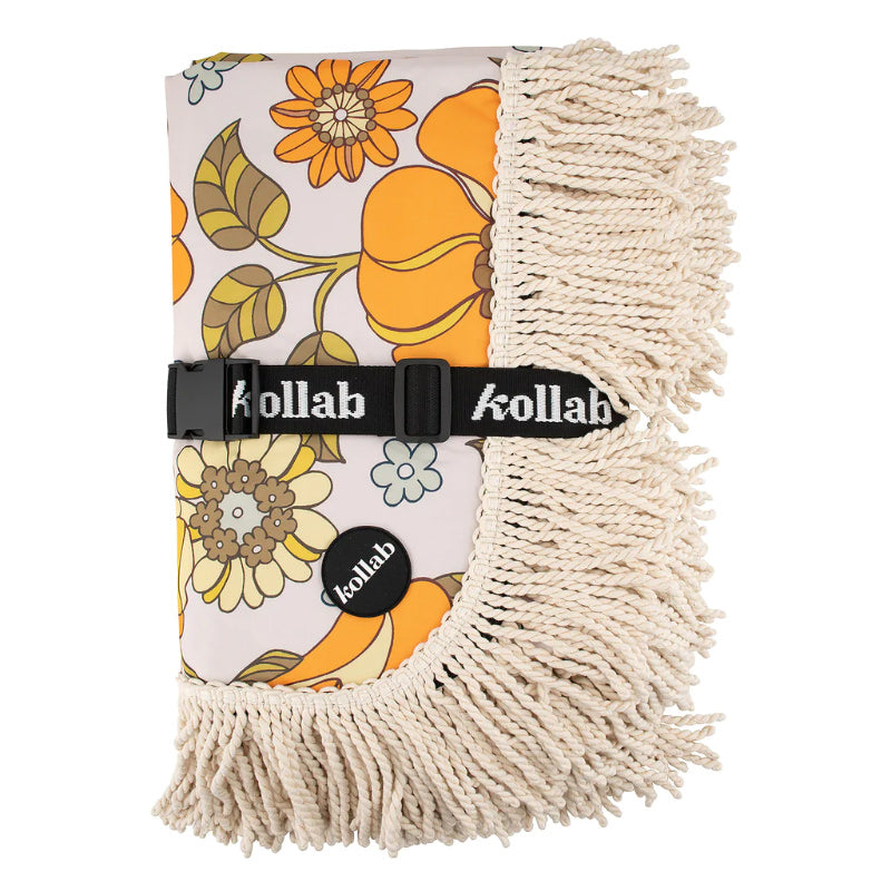 Kollab Holiday Fringed Picnic Mat 1.4x1.4m - Bonnie Doon