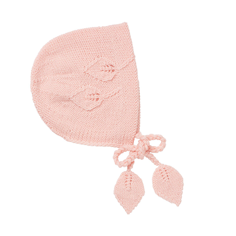 Acorn Leaf Bonnet - Pink