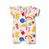 Halcyon Nights SS Zip Suit - Sweet Dreams
