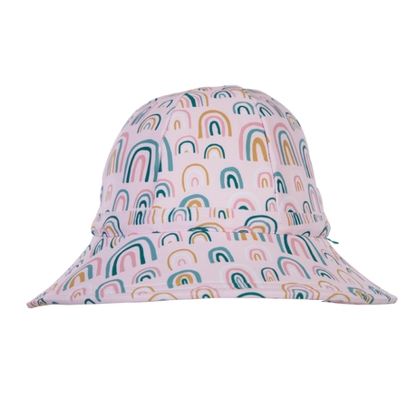 Acorn Swim Hat - Falling Rainbows