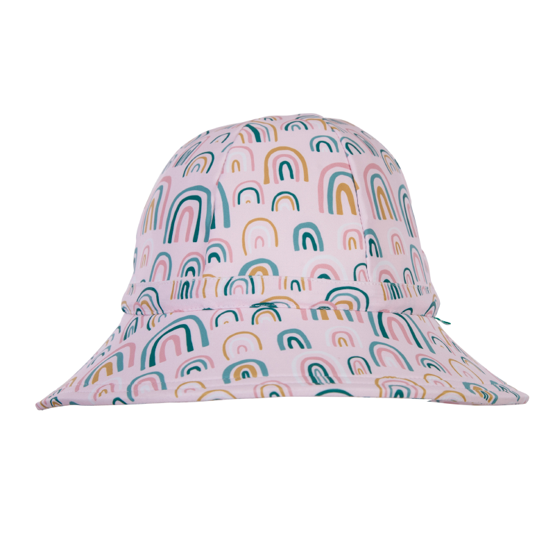 Acorn Swim Hat - Falling Rainbows