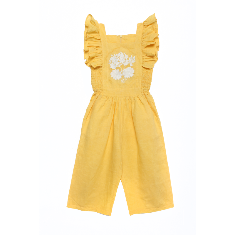 Coco & Ginger Wilde Jumpsuit - Citron Embroidery