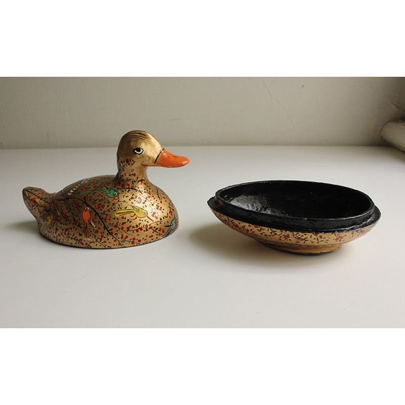 Hand Painted Duck Box - large