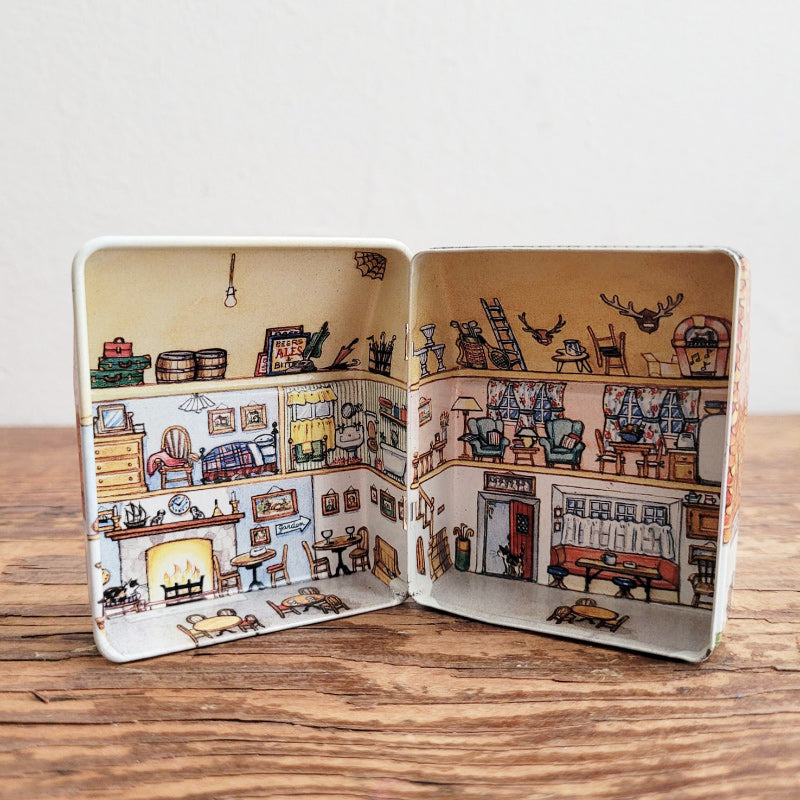 Mini Dolls House Tin