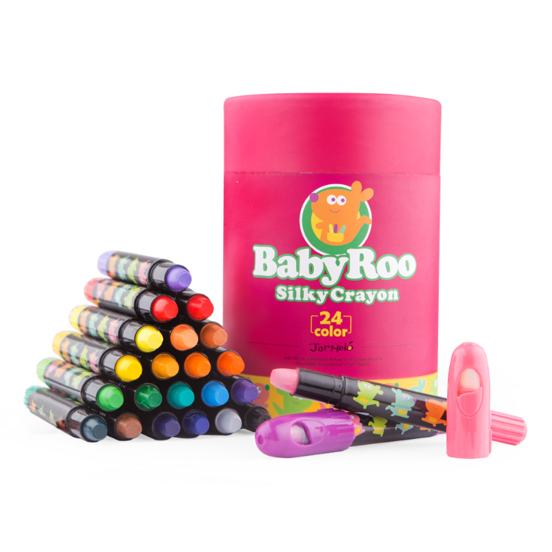 Silky Washable Crayon Baby Roo 24 Colours Shorties Childrens Store