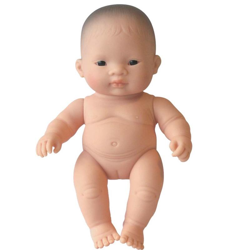 Miniland Baby Doll - Asian Girl/Bag