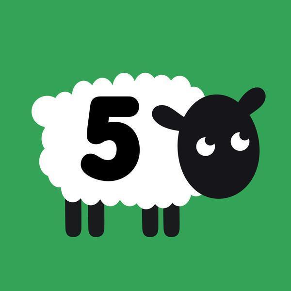 Scoops Card - Age 5 Sheep
