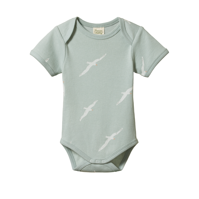 Nature Baby SS Bodysuit - Flying Albatross