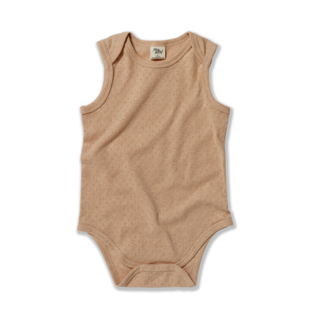 Sustainable Sleeveless Bodysuit - Dark Brown