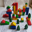 Shorties Kids Wooden Blocks 50 pieces children's Montessori Steiner School