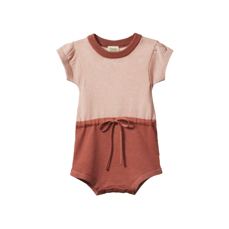 Nature Baby Lottie Suit - Rose Dust/Cork