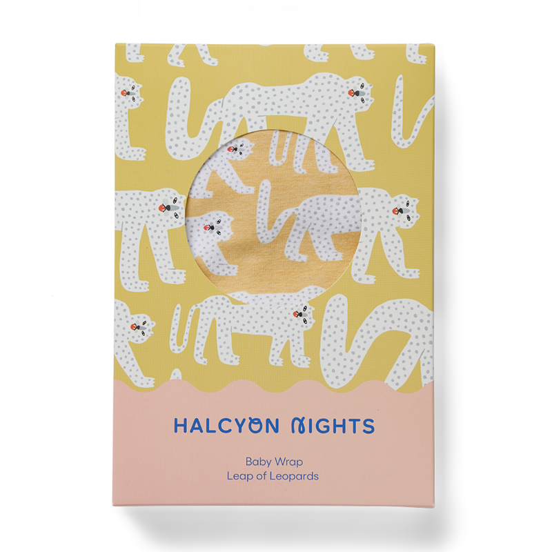 Halcyon Nights Baby Wrap - Leap of Leopards