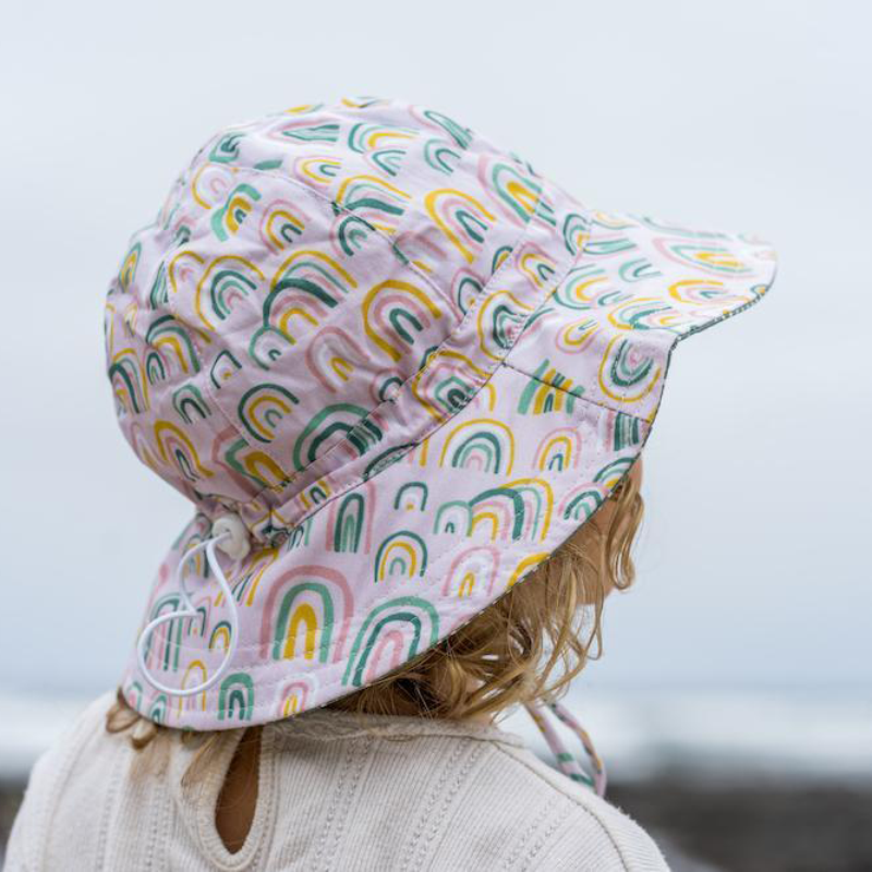 Acorn Floppy Hat - Falling Rainbow
