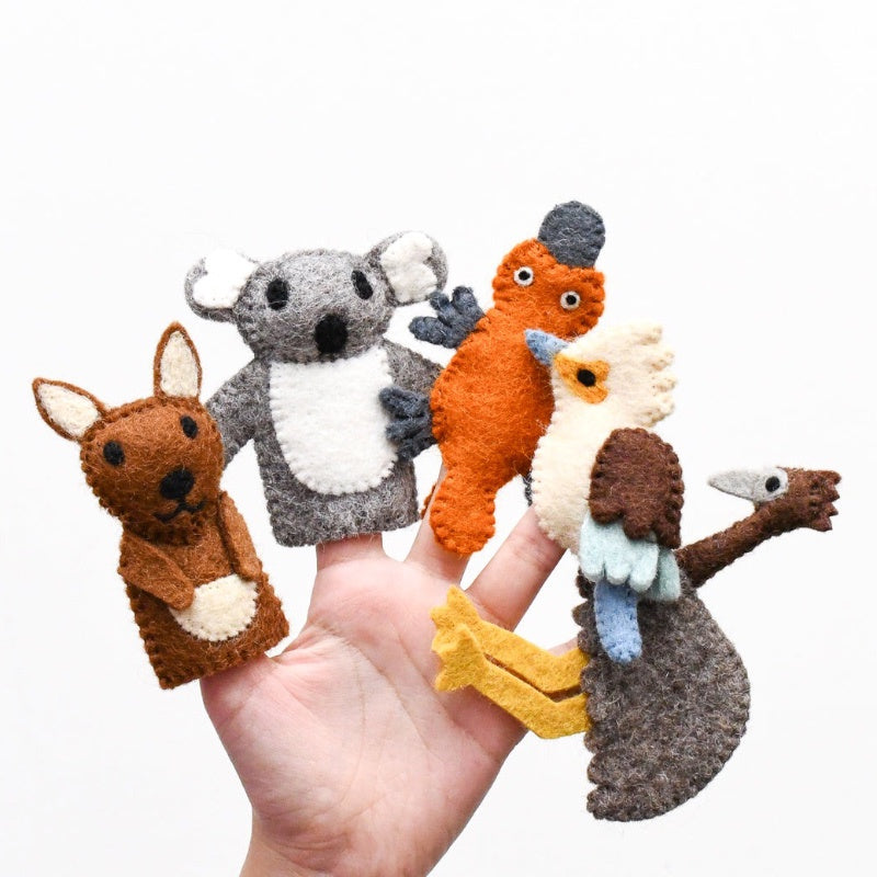 Australian Animals A Finger Puppet Set
