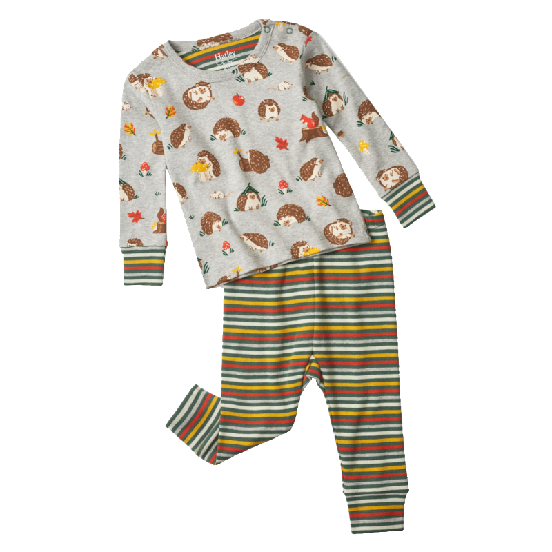 Hatley Organic Cotton Baby Pajama Set - Forest Creatures