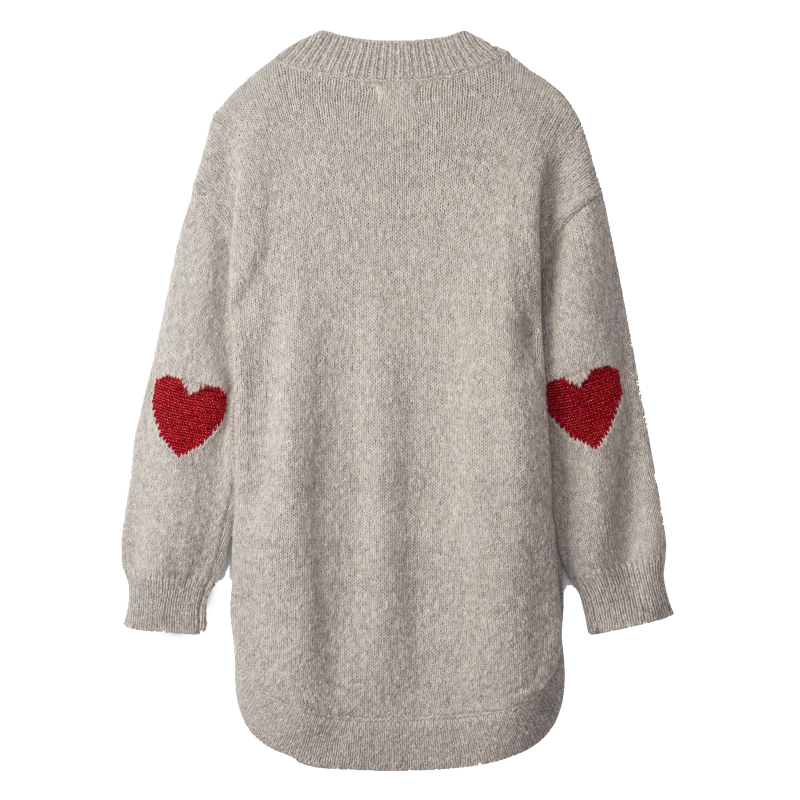 Hatley Holideer Chunky Sweater Tunic - Grey