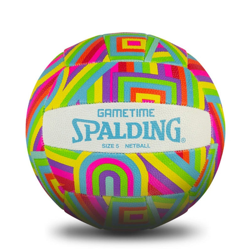 Spalding Gametime Netball SZ5 - Kaleidoscope