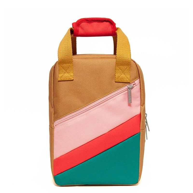Petit Monkey Block Backpack Large - Inca – Shorties Childrens Store