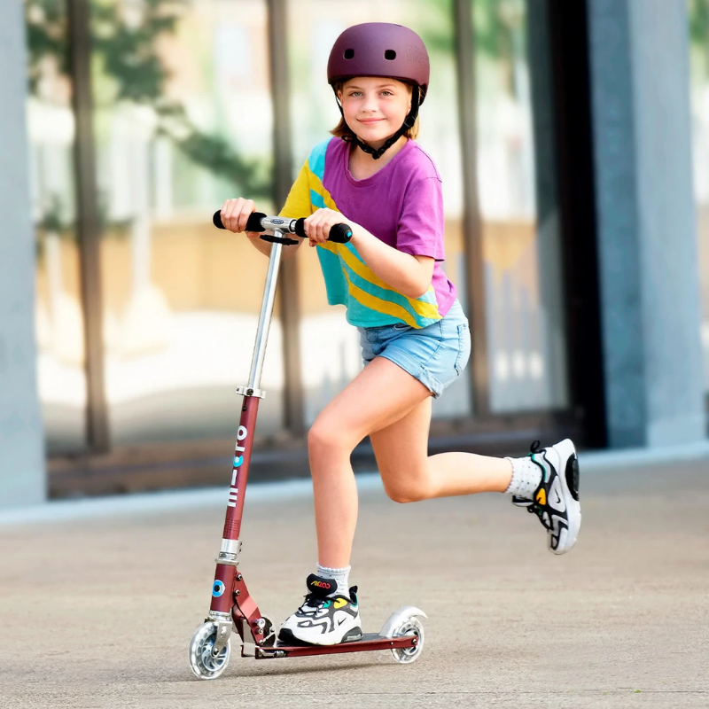 Micro Sprite Scooter LED - Autumn Red