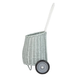 Olli Ella Rattan Original Luggy - Vintage Blue