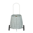 Olli Ella Rattan Original Luggy - Vintage Blue