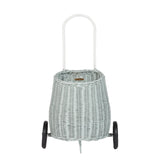 Olli Ella Rattan Original Luggy - Vintage Blue