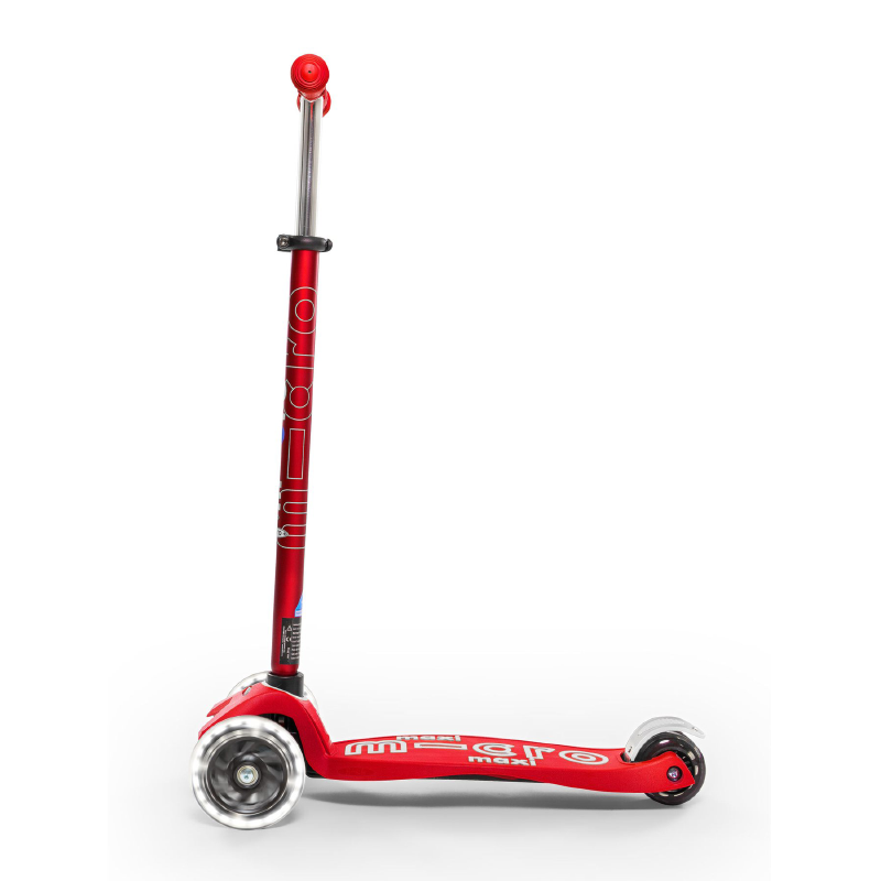 Micro Maxi Deluxe LED Scooter - Red