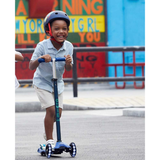 Micro Maxi Deluxe LED Scooter - Navy Blue
