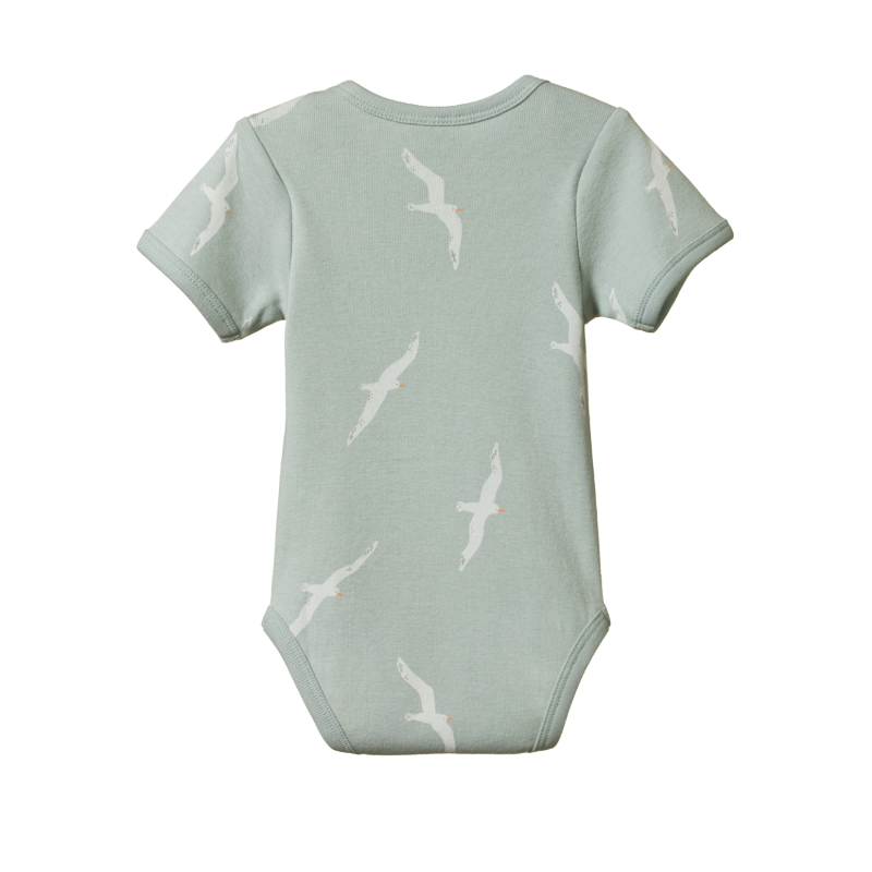 Nature Baby SS Bodysuit - Flying Albatross