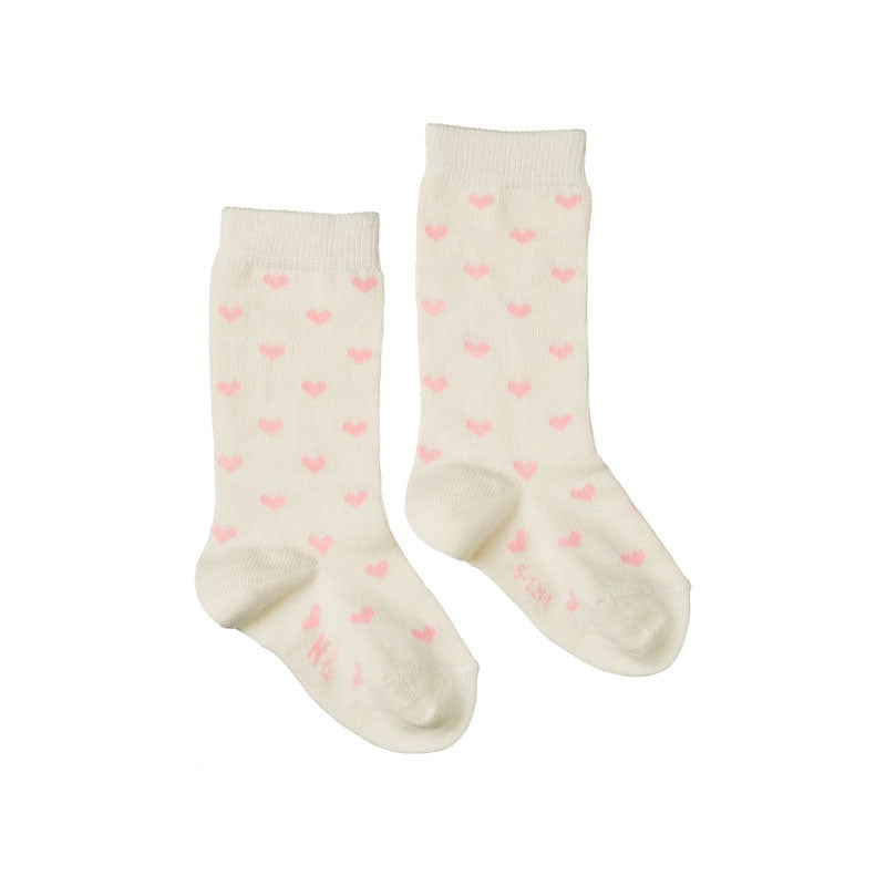 Nature Baby Cotton Socks - Hearts