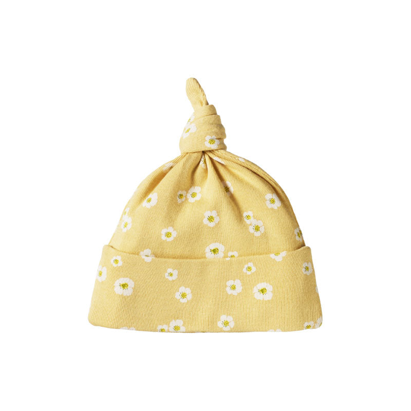 Nature Baby Knotted Beanie - Strawberry Flower