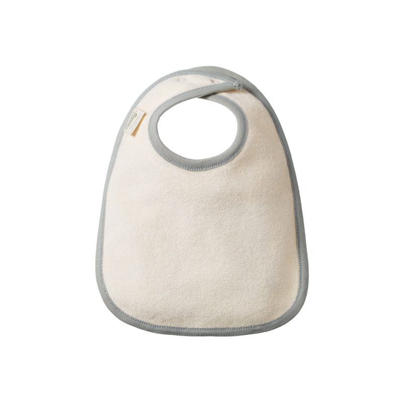 Nature Baby Bib - Lamb Sea Blue