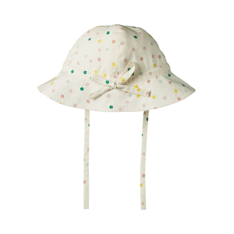 Nature Baby Poplin Hat - Flora Print