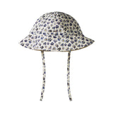 Nature Baby Poplin Sunhat - Pressed Pansy Meadow