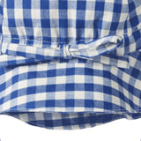 Nature Baby Gingham Sunhat - Isle Blue