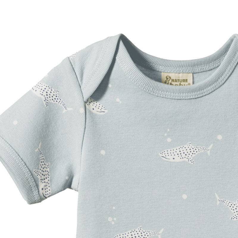 Nature Baby SS Bodysuit - Spotted Whale Shark