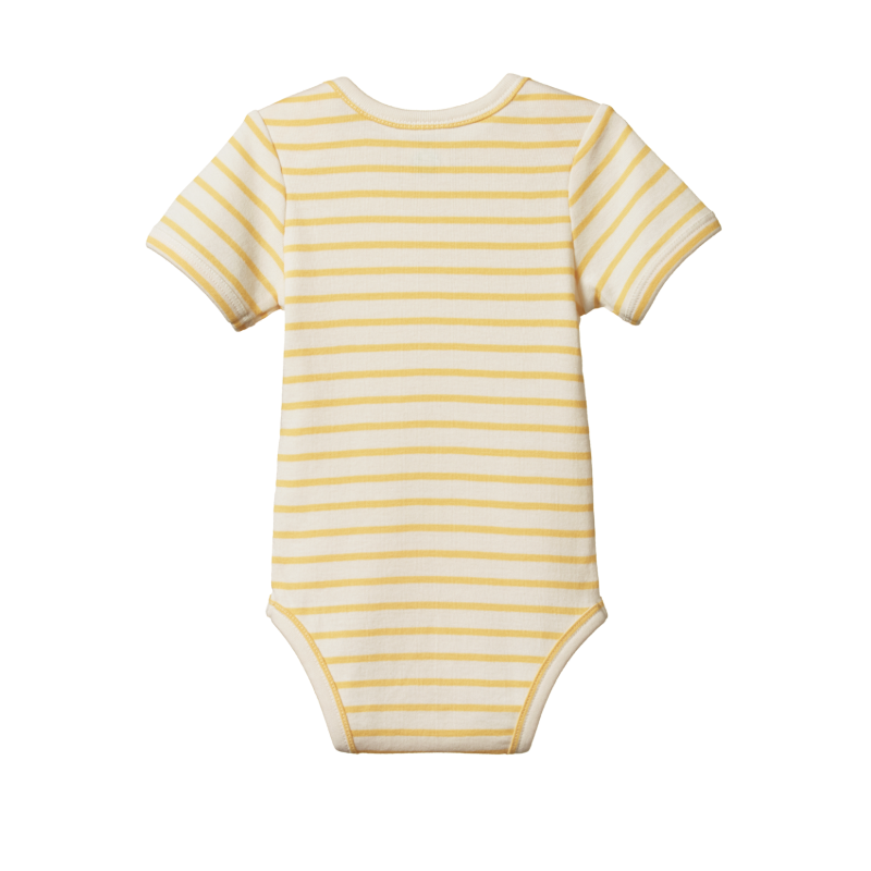 Nature Baby SS Bodysuit - Sunshine Sailor Stripe