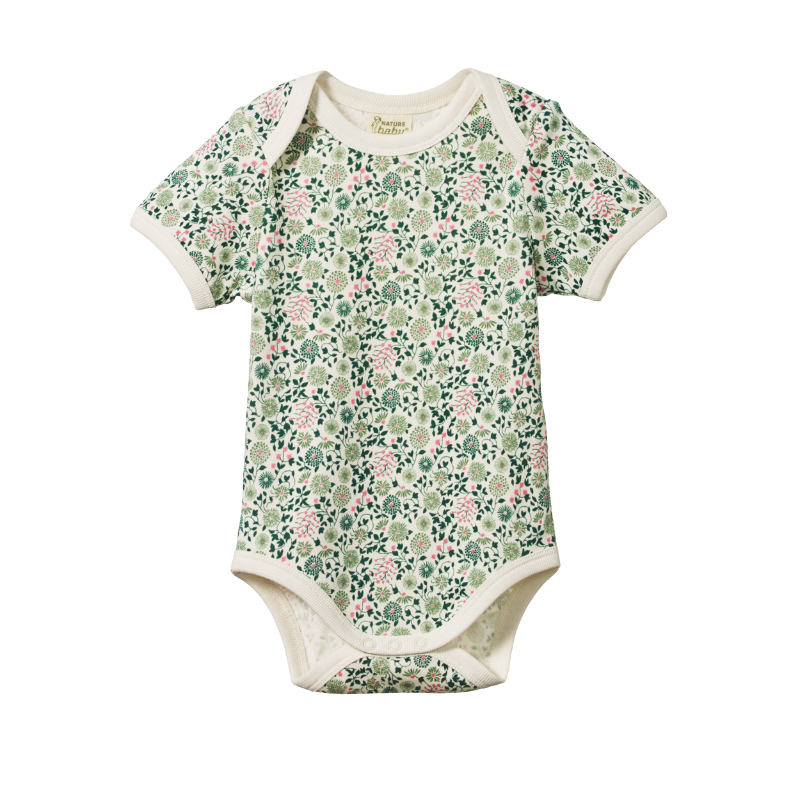 Nature Baby SS Bodysuit - Willow Print