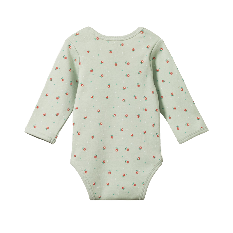 Nature Baby LS Bodysuit - Posey Blossom Fawn