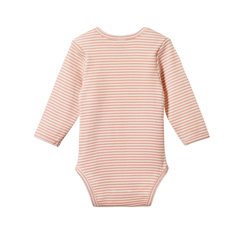 Nature Baby LS Bodysuit - Tulip Stripe