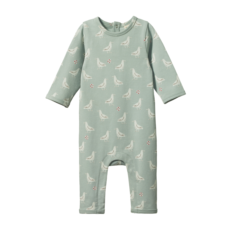 Nature Baby LS Quincy Romper - Albie Print