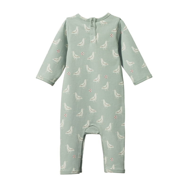 Nature Baby LS Quincy Romper - Albie Print