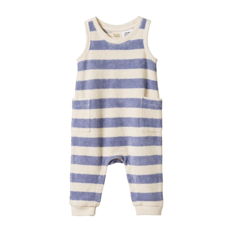Nature Baby Ocean Suit - Bold Dusky Stripe